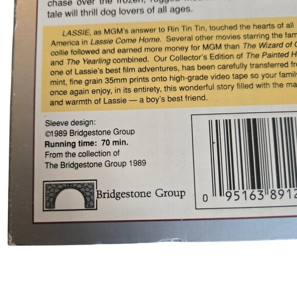 Lassie The Painted Hills VHS Collectors Edition 1989 Color Family Movie - Picture 6 of 11